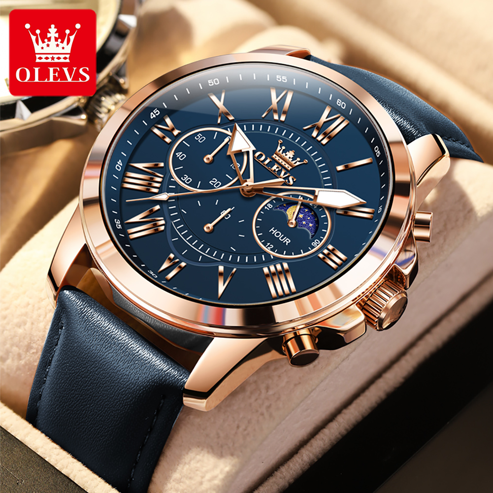 Smartwatch Watches Brands For Men - OLEVS 3632 Orologio da Uomo Multifunzione