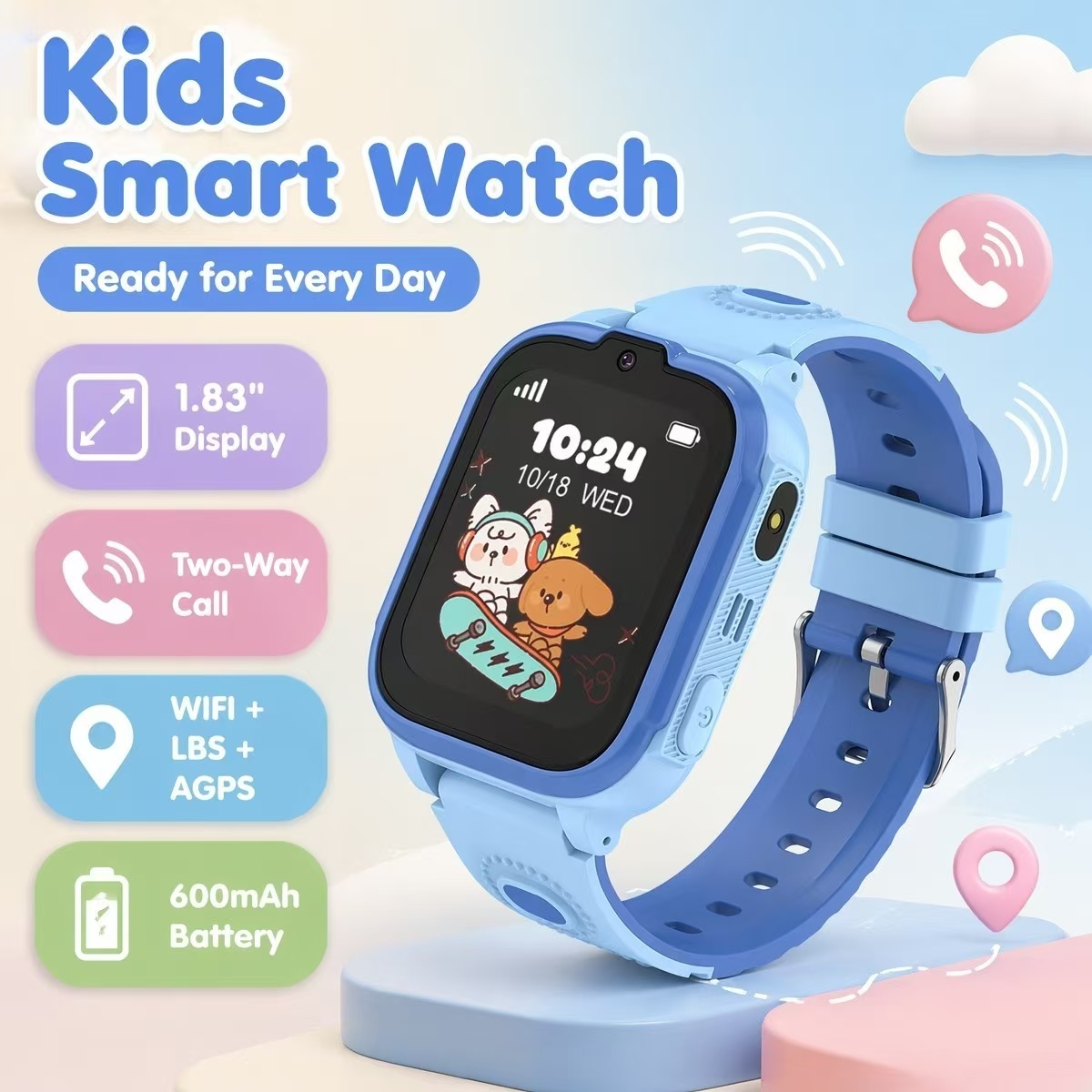 Kids Watches Not Smartwatch - Smartwatch per Bambini DH28 1.83