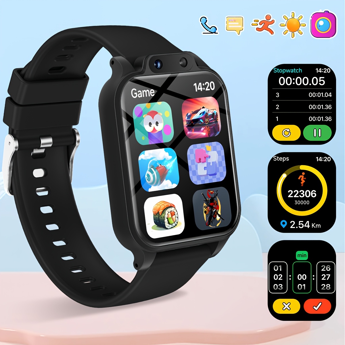 Kids Watches Not Smartwatch - Smartwatch per Bambini con 18 Giochi