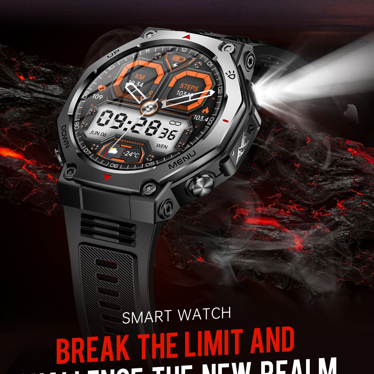 VWAR T-Rex Ultra Smartwatch co - Watch Vs Amazfit recensione e prezzo