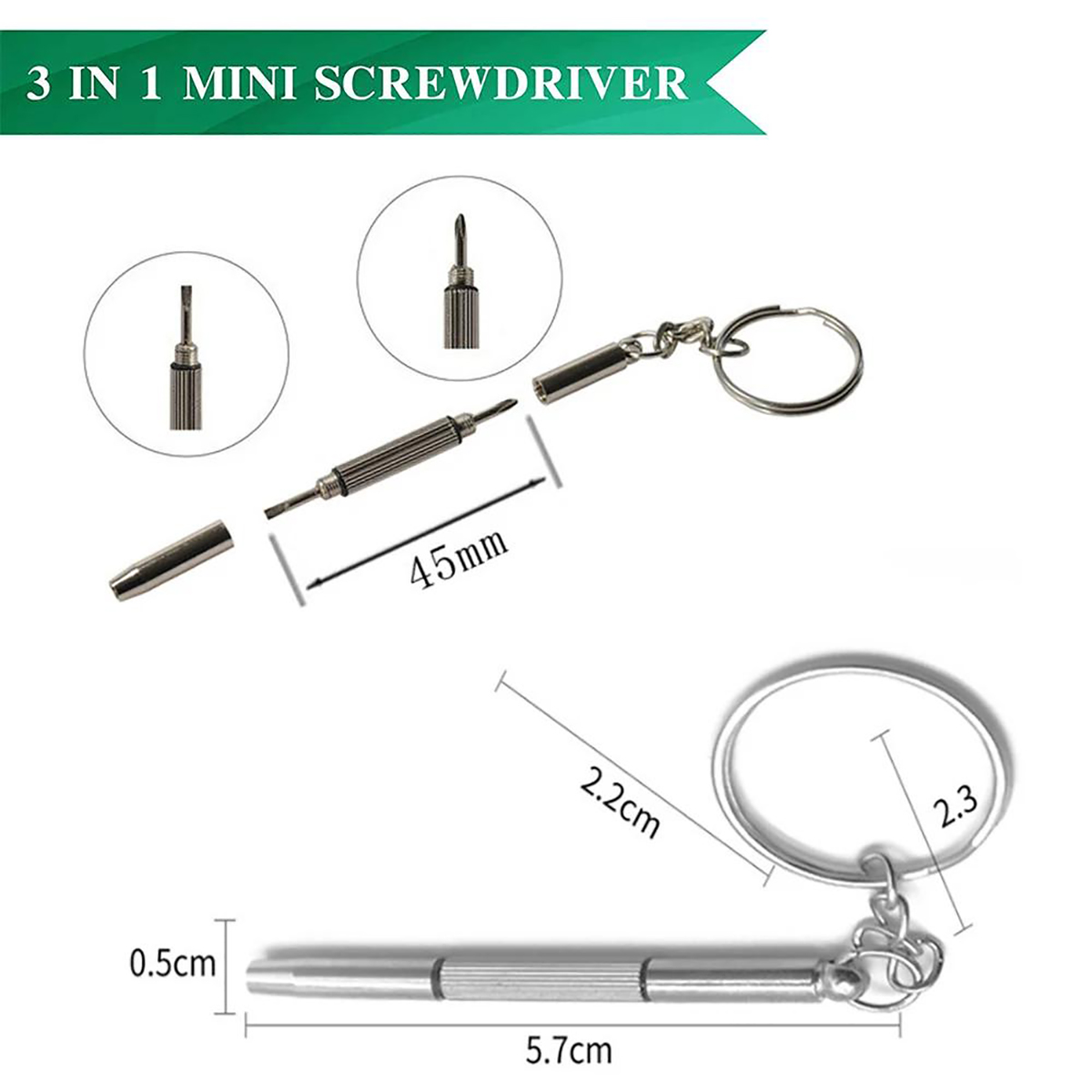 1/2/10 pz Mini Cacciavite 3 in - Watch Tool Repair Kit recensione e prezzo